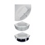Villeroy&Boch Squaro UBQ145SQR3V-01 145x145, с ножками, белый альпин Акриловая ванна 145x145x55 см, Германия - фото 2