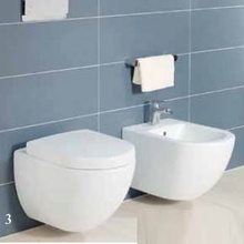 Villeroy&Boch Verity Design 5403 00 01 Белый 56х37 Биде подвесное 56x37,5x34 см, Германия - фото 1 - фото 2