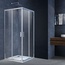 Vincea Alpha VSS-3AL100CL Прозрачное стекло/Профиль Хром 100х100 Душевой уголок 100x100x190 см, Италия - фото 1
