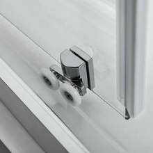 Vincea Alpha VSS-3AL100CLGM Прозрачное стекло/Профиль Вороненая сталь 100х100 Душевой уголок 100x100x190 см, Италия - фото 1 - фото 4