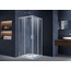 Vincea Alpha VSS-3AL800CL Прозрачное стекло/Профиль Хром 80х80 Душевой уголок 80x80x190 см, Италия - фото 2
