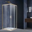 Vincea Alpha VSS-3AL900CLG Прозрачное стекло/Профиль Брашированное золото 90х90 Душевой уголок 90x90x190 см, Италия - фото 1 Vincea Alpha VSS-3AL900CLG Прозрачное стекло/Профиль Брашированное золото 90х90 Душевой уголок 90x90x190 см, Италия - фото 1