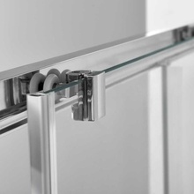 Vincea Alpha VSR-3AL9012CLGM Стекло прозрачное/Профиль Вороненая сталь 90х120 Душевой уголок 90x120x190 см, Италия - фото 1 - фото 3