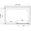 Vincea Alpha VSR-3AL8012MT Профиль Хром / Текстурное стекло 120х80 Душевой уголок 80x120x190 см, Италия - фото 5