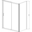 Vincea Alpha VSR-3AL8012MT Профиль Хром / Текстурное стекло 120х80 Душевой уголок 80x120x190 см, Италия - фото 4