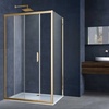 Vincea Alpha VSR-3AL9012CLG Профиль Золото брашированное / Прозрачное стекло 120х90