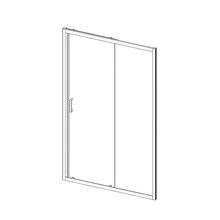Vincea Alpha VDS-3AL130CLG Прозрачное стекло/Брашированное золото 130 Душевая дверь 0,6x130x190 см, Италия - фото 1 - фото 3