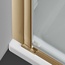 Vincea Alpha VDP-3AL700CLG Прозрачное стекло/Шлифованное золото 70 Душевая дверь 0,6x70x195 см, Италия - фото 4