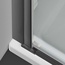Vincea Alpha VDP-3AL700CLB Прозрачное стекло/Матовый черный 70 Душевая дверь 0,6x70x195 см, Италия - фото 5