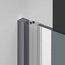 Vincea Alpha VDP-3AL700CLB Прозрачное стекло/Матовый черный 70 Душевая дверь 0,6x70x195 см, Италия - фото 4