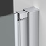 Vincea Alpha VDP-3AL700CL Прозрачное стекло/Хром 70 Душевая дверь 0,6x70x195 см, Италия - фото 4