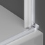 Vincea Alpha VDP-3AL700CL Прозрачное стекло/Хром 70 Душевая дверь 0,6x70x195 см, Италия - фото 5