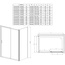 Vincea Alpha VSG-3AL800MT Текстурное стекло/Хром 80 Боковая панель 0,8x80x200 см, Италия - фото 2