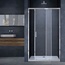 Vincea Alpha VDS3-3AL100CL Прозрачное стекло/Хром 100 Душевая дверь 0,6x100x190 см, Италия - фото 2 Vincea Alpha VDS3-3AL100CL Прозрачное стекло/Хром 100 Душевая дверь 0,6x100x190 см, Италия - фото 2