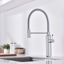 Vincea VKF-101CH Для кухни Хром Смеситель 27x10,2x50 см, для кухонной мойки, Италия - фото 1 - фото 2