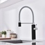 Vincea VKF-101MB Для кухни Черный Смеситель 27x10,2x50 см, для кухонной мойки, Италия - фото 2