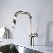 Vincea VKF-107BN Для кухни Брашированный никель Смеситель 27x10,2x50 см, для кухонной мойки, Италия - фото 1 - фото 2