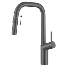 Vincea VKF-107GM Для кухни Вороненая сталь Смеситель 27x10,2x50 см, для кухонной мойки, Италия - фото 1 - фото 1