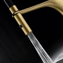 Vincea VKF-115BG Для кухни Брашированное золото Смеситель 24,6x10,2x46,2 см, для кухонной мойки, Италия - фото 1 - фото 3