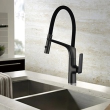 Vincea VKF-115MB Для кухни Черный Смеситель 24,6x10,2x46,2 см, для кухонной мойки, Италия - фото 1 - фото 3