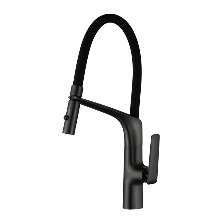 Vincea VKF-115MB Для кухни Черный Смеситель 24,6x10,2x46,2 см, для кухонной мойки, Италия - фото 1 Vincea VKF-115MB Для кухни Черный Смеситель 24,6x10,2x46,2 см, для кухонной мойки, Италия - фото 1
