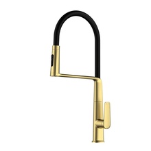 Vincea VKF-118BG Для кухни Брашированное золото Смеситель 24,6x10,2x46,2 см, для кухонной мойки, Италия - фото 1 - фото 1