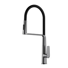 Vincea VKF-118GM Для кухни Вороненая сталь Смеситель 24,6x10,2x46,2 см, для кухонной мойки, Италия - фото 1 - фото 1