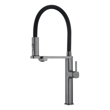 Vincea VKF-119GM Для кухни Вороненая сталь Смеситель 25,8x10,2x57,4 см, для кухонной мойки, Италия - фото 1 - фото 1