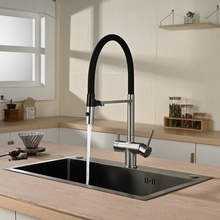 Vincea VKF-120CH Для кухни Хром Смеситель 22x15,5x50,5 см, для кухонной мойки, Италия - фото 1 - фото 4