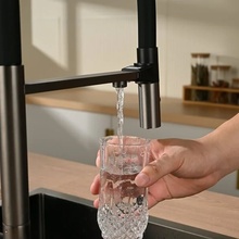 Vincea VKF-120GM Для кухни Вороненая сталь Смеситель 22x15,5x50,5 см, для кухонной мойки, Италия - фото 1 - фото 3