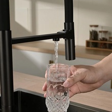 Vincea VKF-120MB Для кухни Черный Смеситель 22x15,5x50,5 см, для кухонной мойки, Италия - фото 1 - фото 3