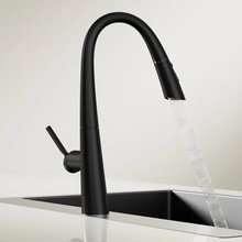 Vincea VKF-176MB Для кухни Черный Смеситель 27,3x15,5x43 см, для кухонной мойки, Италия - фото 1 - фото 3