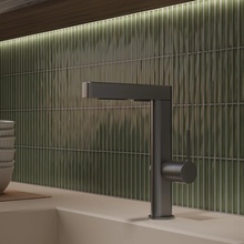 Vincea VKF-22GM Для кухни Вороненая сталь Смеситель 27,3x15,5x43 см, для кухонной мойки, Италия - фото 1 - фото 2