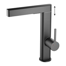 Vincea VKF-22GM Для кухни Вороненая сталь Смеситель 27,3x15,5x43 см, для кухонной мойки, Италия - фото 1 - фото 1