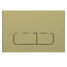 Vincea VFP-002BG Брашированное золото Кнопка смыва 3,2x24,5x16,5 см, Италия - фото 1 - фото 1