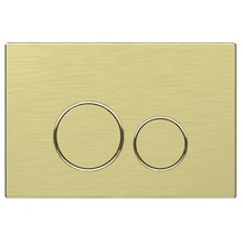 Vincea VFP-005BG Брашированное золото Кнопка смыва 3,2x24,5x16,5 см, Италия - фото 1 - фото 1