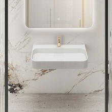 Vincea VWB-6SG75MW Белый матовый 75 Раковина 46x75x12 см, Италия - фото 1 - фото 2