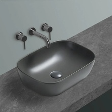 Vincea VBS-102MA Матовый антрацит 45 Раковина 32,5x45,5x13,5 см, Италия - фото 1 - фото 2