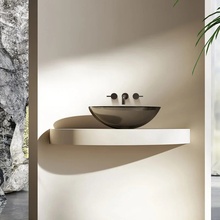 Vincea VBS-6T11B Черный 50 Раковина 35x50x15 см, Италия - фото 1 - фото 2