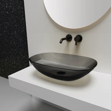 Vincea VBS-6T12B Черный 54 Раковина 36x54x15 см, Италия - фото 1 - фото 3