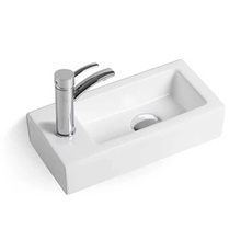 Vincea VBS-133R Белый Правый 37 Раковина 18x37x9 см, Италия - фото 1 - фото 2