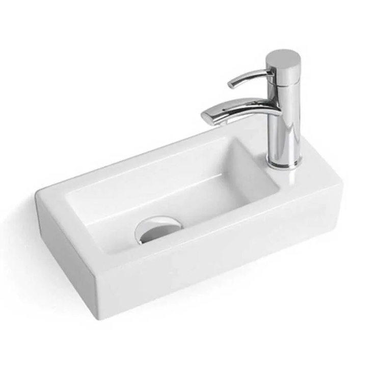 Vincea VBS-133R Белый Правый 37 Раковина 18x37x9 см, Италия - фото 1 Vincea VBS-133R Белый Правый 37 Раковина 18x37x9 см, Италия - фото 1