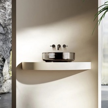 Vincea VBS-6T16B Черный 45 Раковина 45x45x13 см, Италия - фото 1 - фото 2