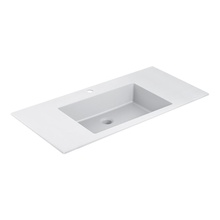 Vincea VCB-13100W Белый 100 Раковина 48x100x14 см, Италия - фото 1 - фото 1