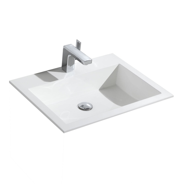 Vincea VCB-13600W Белый 60 Раковина 48x60x10 см, Италия - фото 1 Vincea VCB-13600W Белый 60 Раковина 48x60x10 см, Италия - фото 1