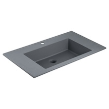 Vincea VCB-13800G Серый 80 Раковина 48x80x10 см, Италия - фото 1 - фото 1