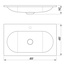 Vincea VCB-4H800W Белый 80 Раковина 48x80x14,2 см, Италия - фото 3 Vincea VCB-4H800W Белый 80 Раковина 48x80x14,2 см, Италия - фото 3