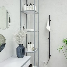 Vincea VTD-1DGE Графит 15х140 Полотенцесушитель электрический 9,9x15x140 см, Италия - фото 1 - 2 Vincea VTD-1DGE Графит 15х140 Полотенцесушитель электрический 9,9x15x140 см, Италия - фото 1 - фото 2