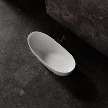 Vincea VBT-6S03MW Матовый белый 170х80 Ванна из искусственного камня 170x80x63 см, Италия - фото 1 - фото 4