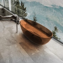 Vincea VBT-6T01BR Янтарь прозрачный 170х75 Ванна из искусственного камня 170x75x55 см, Италия - фото 1 - 2 Vincea VBT-6T01BR Янтарь прозрачный 170х75 Ванна из искусственного камня 170x75x55 см, Италия - фото 1 - фото 2